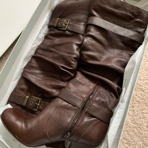 Jessica Simpson Espresso New Bomber Boots